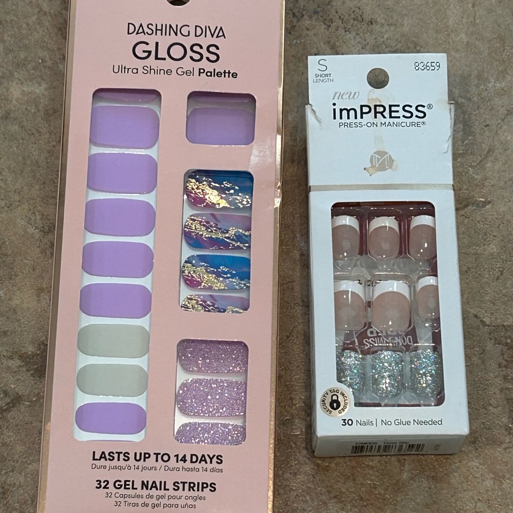 Nail care- fake nails and nail stickers
